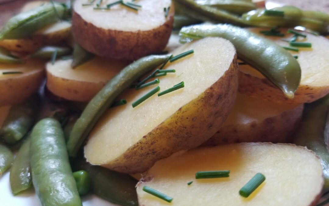 Sugar Snap Peas with Potatoes