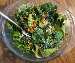 Fresh Garden Salad with Cilantro-Parsley Vinaigrette