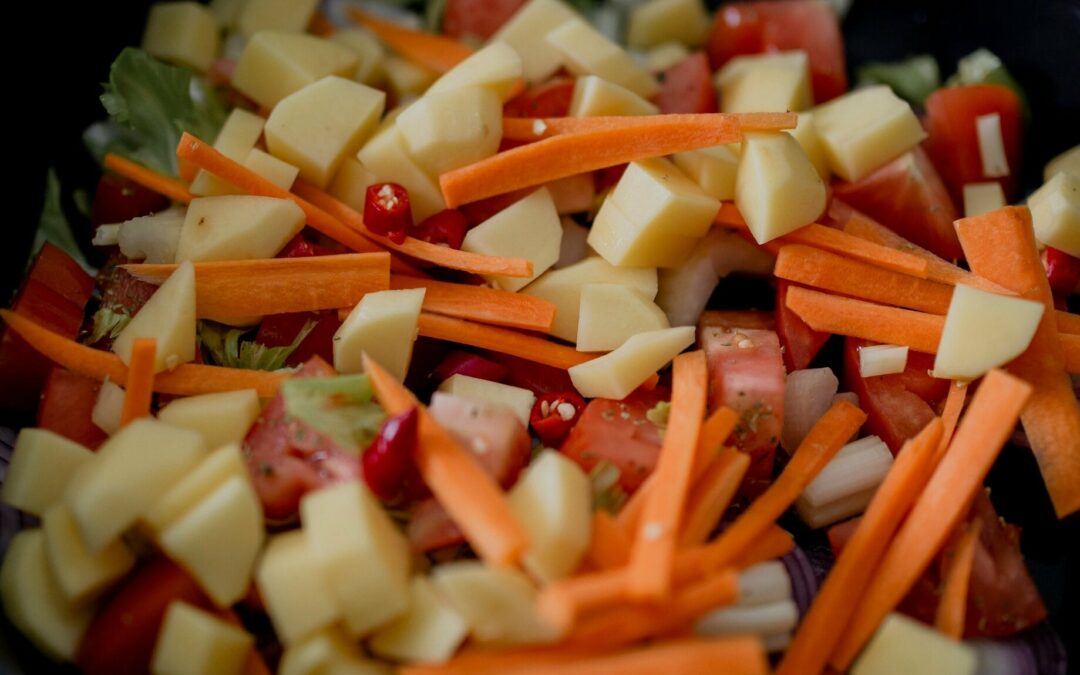 Sweet & Savory Stir-Fry with Strawberries and Greens